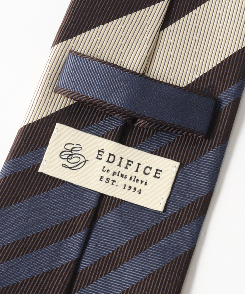 EDIFICE(エディフィス)の「PB マルチストライプタイ(ネクタイ・メンズ・ピンク/ブラウン・FREE)」の5枚目の写真