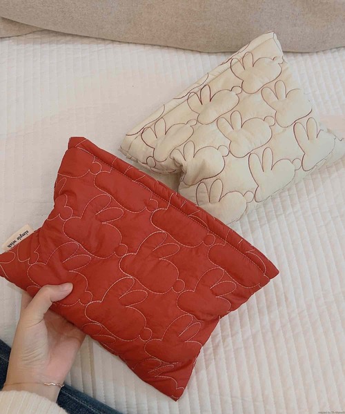 M*様 UTAA ブラック キルティングポーチ ☆UTAA☆Quilting Pouch Bag☆キルティングトートバッグ☆ ゴルフ