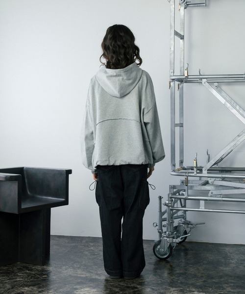 【セール】ドロストポケット切り替えスウェットパーカー（パーカー）｜Gaphos （ガフォス）