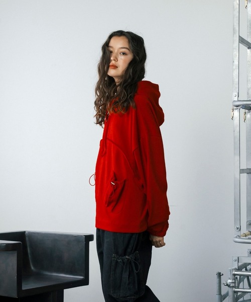 【セール】ドロストポケット切り替えスウェットパーカー（パーカー）｜Gaphos （ガフォス）