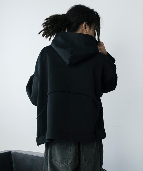 【セール】ドロストポケット切り替えスウェットパーカー（パーカー）｜Gaphos （ガフォス）