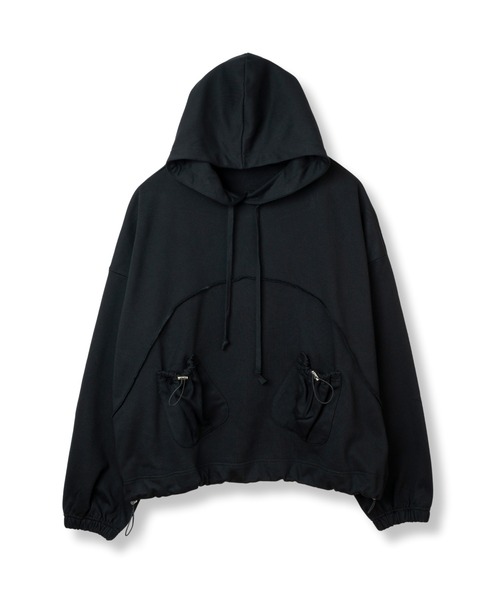 【セール】ドロストポケット切り替えスウェットパーカー（パーカー）｜Gaphos （ガフォス）