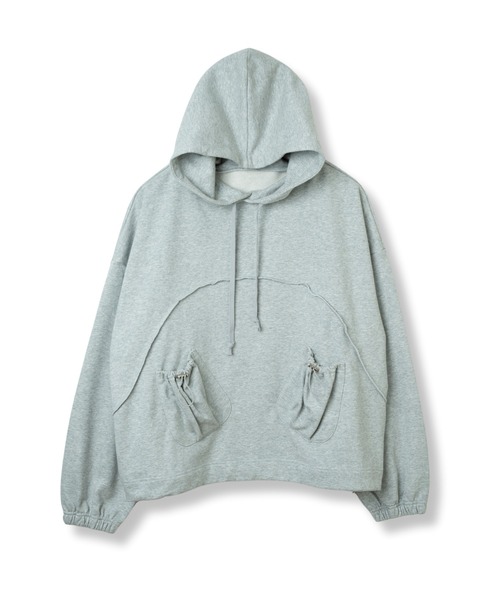 【セール】ドロストポケット切り替えスウェットパーカー（パーカー）｜Gaphos （ガフォス）