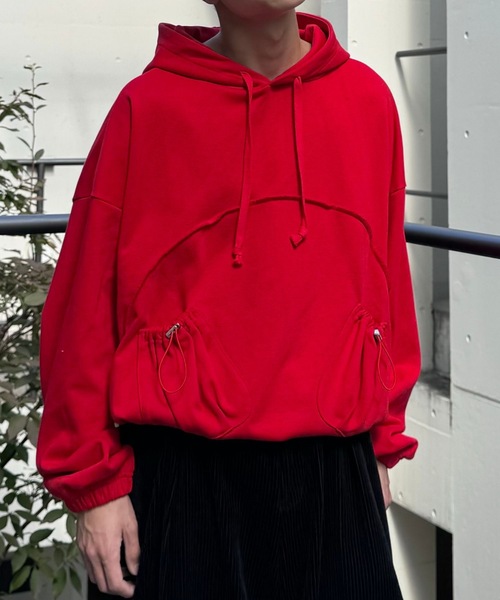 【セール】ドロストポケット切り替えスウェットパーカー（パーカー）｜Gaphos （ガフォス）