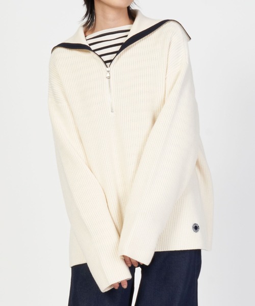 ニット セーター 「ORCIVAL/オーシバル」 SAILOR PULLOVER レディース ORCIVAL（オーシバル）の「SAILOR PULLOVER（ニット/セーター