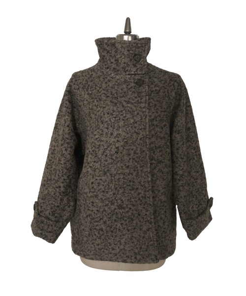 My shawty（ﾏｲｼｬｳﾃｨｰ）の「stand coller mix boa coat（ピーコート 