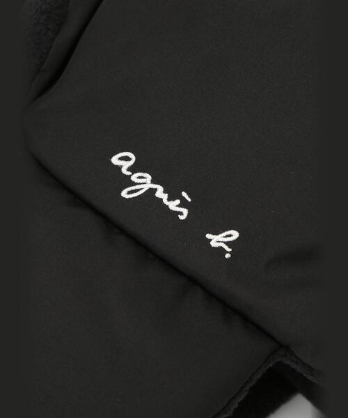 agnes b.（アニエスベー）の「AC44 E CAP キッズ フライトキャップ（キャップ・キッズ・ブラック・FREE）」の6枚目の写真