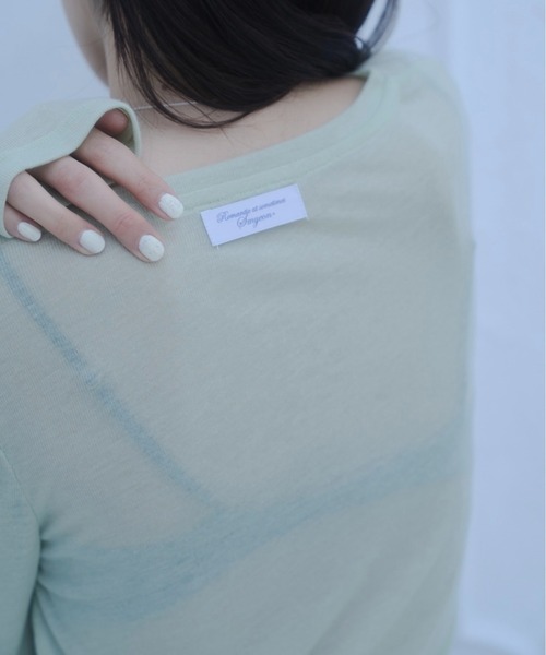 Smyeon（スミョン）の「Sheer long sleeve tops / シアーロング