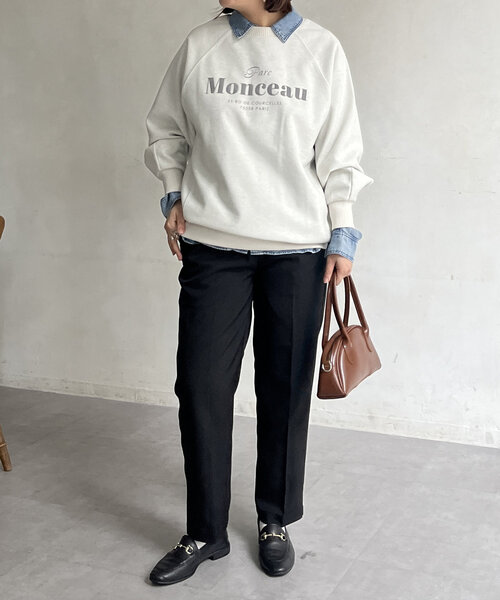 Chez toi(シェトワ)の「ウエスト総ゴムテーパードパンツ(その他パンツ・レディース・アイボリー/ブラック/カーキ・FREE)」の22枚目の写真