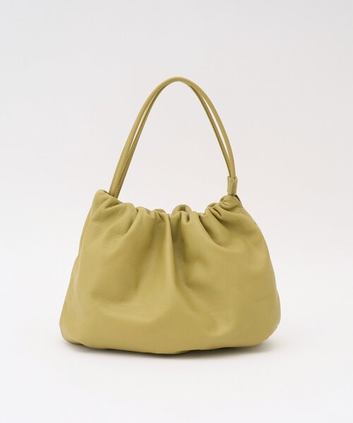 russet(ラシット)の「【累計販売1万点超え】レザー巾着4WAYショルダーバッグ(ショルダーバッグ・レディース・ブラック/グレー系その他/オフホワイト/シルバー/レッド/ホワイト/スカイブルー/ダークブラウン/ブラウン/ボルドー/ベージュ/ダークグリーン/アイボリー/イエロー/グリーン/グリーン系・FREE)」の11枚目の写真