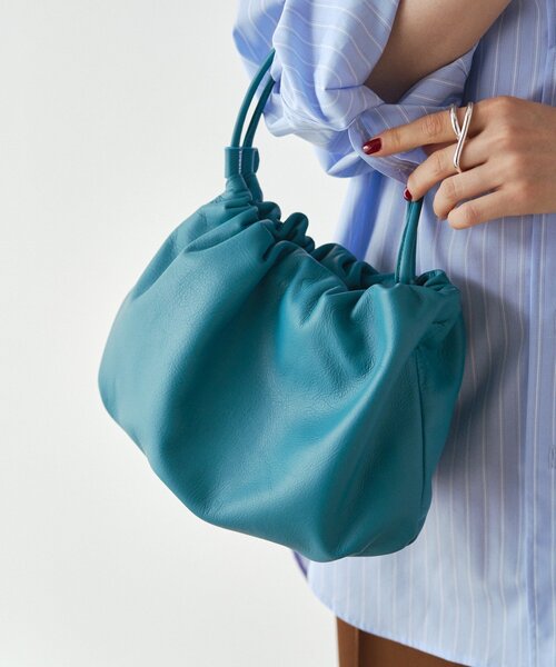 レザー巾着4WAYショルダーバッグ（ショルダーバッグ）｜russet