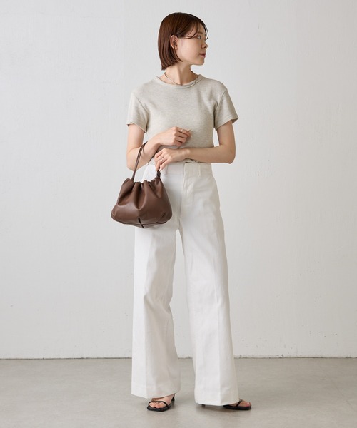 レザー巾着4WAYショルダーバッグ（ショルダーバッグ）｜russet