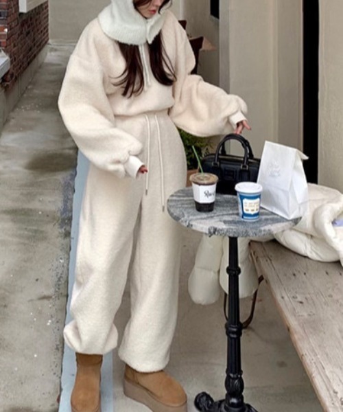 【セール】YUGA_YGMC ボアスウェット セットアップ（その他ルームウェア）｜FREE STYLISTS（フリー スタイリスト）