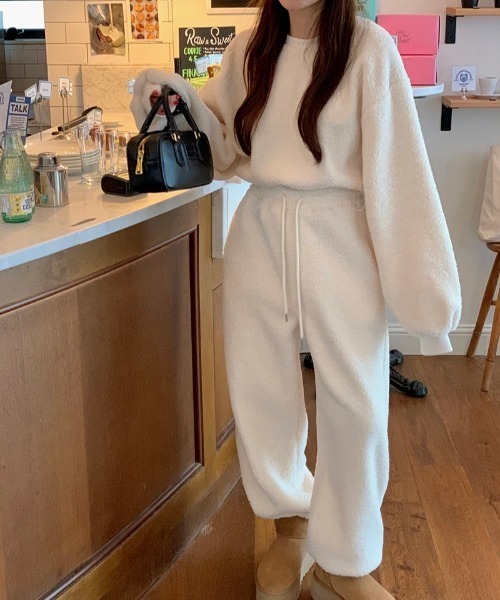 【セール】YUGA_YGMC ボアスウェット セットアップ（その他ルームウェア）｜FREE STYLISTS（フリー スタイリスト）