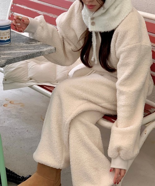 【セール】YUGA_YGMC ボアスウェット セットアップ（その他ルームウェア）｜FREE STYLISTS（フリー スタイリスト）