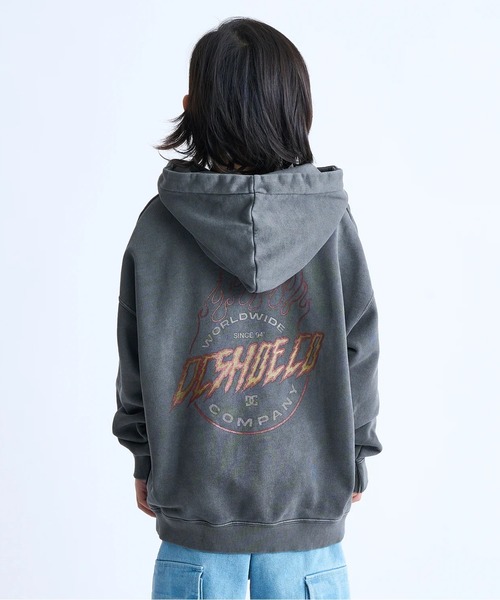 【セール】24 KD FIERY PH/DCキッズプルオーバーフードパーカー（パーカー）｜DC SHOES（ディーシーシューズ）