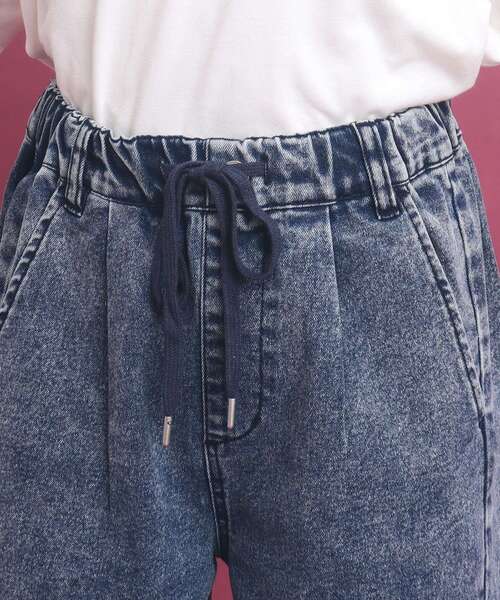 PINK-latte(ピンクラテ)の「◆【穿きやすくて楽ちん】イージーフルレンパンツ(その他パンツ・キッズ・ブルー系9/ブラック/ブルー系3・13/15 /16/14)」の7枚目の写真