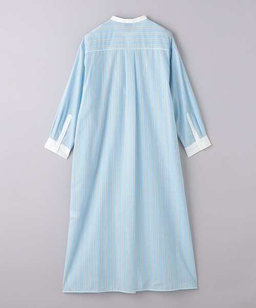 UNITED ARROWS(ユナイテッドアローズ)の「ストライプ ロングシャツ ワンピース(シャツワンピース・レディース・ライム/ライトブルー・36/38)」の11枚目の写真
