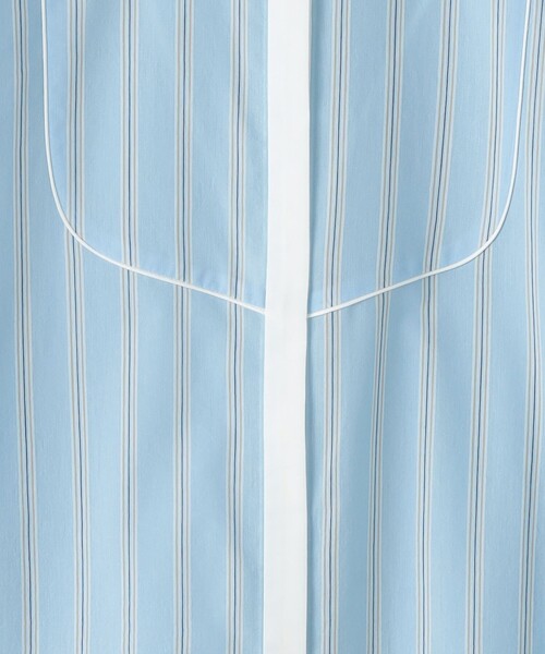 UNITED ARROWS(ユナイテッドアローズ)の「ストライプ ロングシャツ ワンピース(シャツワンピース・レディース・ライム/ライトブルー・36/38)」の16枚目の写真