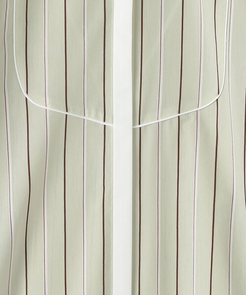 UNITED ARROWS(ユナイテッドアローズ)の「ストライプ ロングシャツ ワンピース(シャツワンピース・レディース・ライム/ライトブルー・36/38)」の20枚目の写真