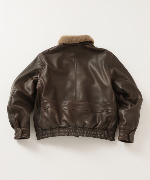 JOURNAL STANDARD(ジャーナルスタンダード)の「ラムレザー ヴィンテージ ボアブルゾン(ブルゾン・メンズ・ブラウン・MEDIUM/LARGE)」の21枚目の写真