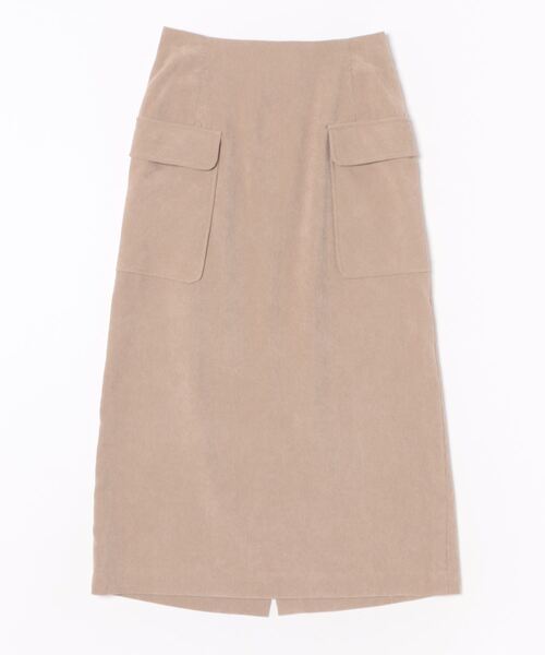ketty cherie（ケティシェリー）の「コーデュロイナロースカート≪手洗い可能≫（スカート・レディース・チャコールグレー/ベージュ・M）」の14枚目の写真