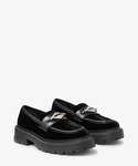 JIMMY CHOO（ジミーチュウ）の「MARLOW DIAMOND/F（ローファー）」 - WEAR