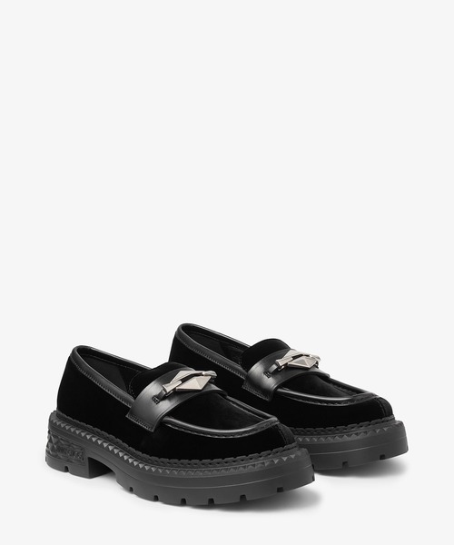 【極美品 】ジミーチュウ MARLOW DIAMOND ローファー 35.5 JIMMY CHOO（ジミーチュウ）の「MARLOW DIAMOND/F（ローファー）」 - WEAR