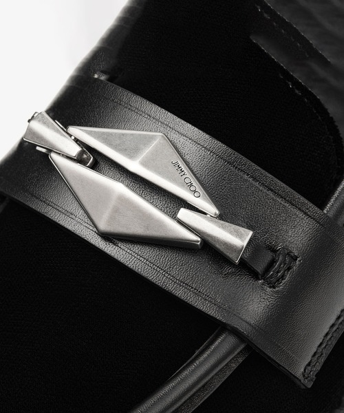 JIMMY CHOO（ジミーチュウ）の「MARLOW DIAMOND/F（ローファー）」 - WEAR