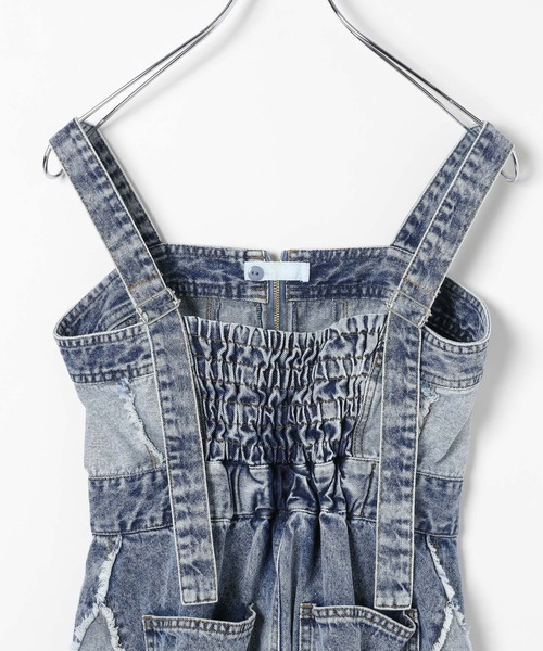 PAGEBOY（ページボーイ）の「キリカエデニムワンピース（ワンピース・レディース・ブラック/グレー/ブルー・FREE）」の18枚目の写真