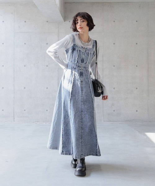 セール】キリカエデニムワンピース（ワンピース）｜PAGEBOY（ページ