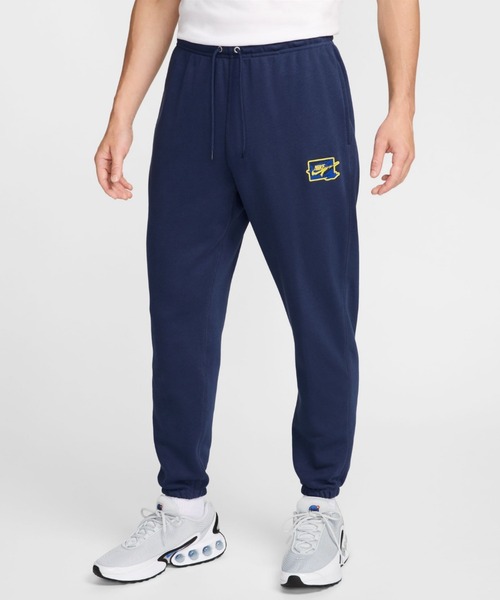 《セットアップ対応商品》ナイキ クラブ メンズ フレンチ テリー カフ パンツ / Nike Club Men´s French Terry Cuff Pants FZ0767-410 Midnight Navy