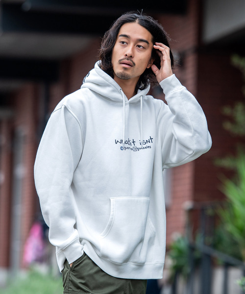 【セール】『(What it isNt) ART BY MARK GONZALES/アートバイマークゴンザレス』リラックスフィット長袖プルパーカー（パーカー）｜Mark Gonzales（マーク・ゴンザレス）