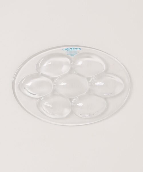 DULTON(ダルトン)の「GLASS TRAY OVAL-7/ガラス パーテーション トレイ オーバル(食器・メンズ・クリア・7)」の8枚目の写真