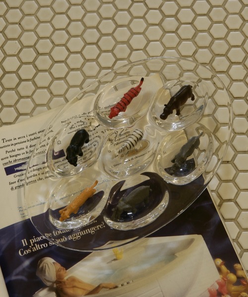DULTON(ダルトン)の「GLASS TRAY OVAL-7/ガラス パーテーション トレイ オーバル(食器・メンズ・クリア・7)」の7枚目の写真