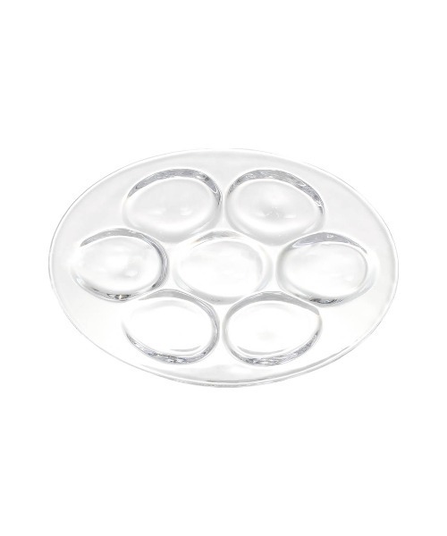 DULTON(ダルトン)の「GLASS TRAY OVAL-7/ガラス パーテーション トレイ オーバル(食器・メンズ・クリア・7)」の2枚目の写真