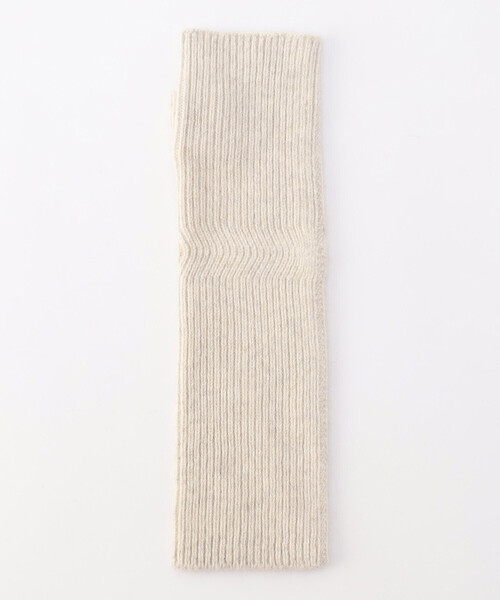 K.T KIYOKO TAKASE（キヨコタカセ）の「フィンガーレス ニット グローブ（手袋・レディース・グレー/ベージュ・FREE）」の10枚目の写真