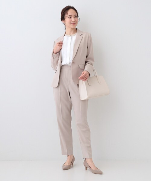 DRESKIP（ドレスキップ）の「イージーケア ピンタックブラウス（シャツ/ブラウス・レディース・オフホワイト/ピンク系1/ホワイト系7・04/03/02/01）」の9枚目の写真