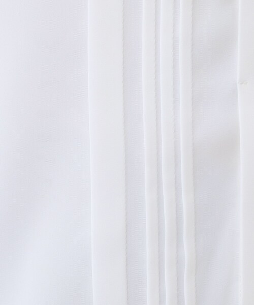 DRESKIP（ドレスキップ）の「イージーケア ピンタックブラウス（シャツ/ブラウス・レディース・オフホワイト/ピンク系1/ホワイト系7・04/03/02/01）」の10枚目の写真