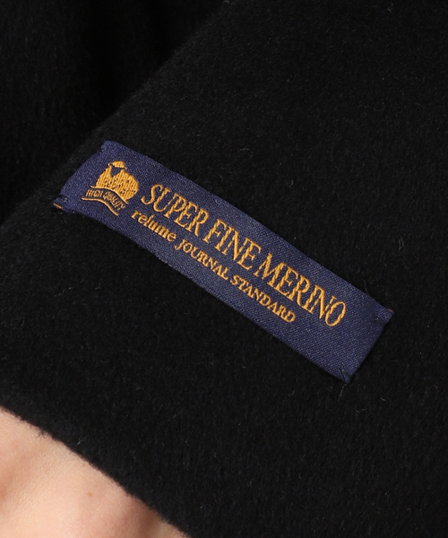 JOURNAL STANDARD relume（ジャーナルスタンダード　レリューム）の「《追加》スーパーファインビーバーチェスターコート（チェスターコート・レディース・ベージュ/ブラック・36/38）」の8枚目の写真