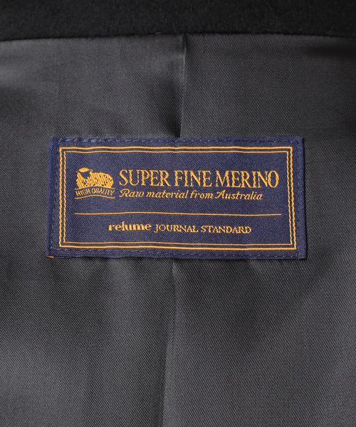JOURNAL STANDARD relume（ジャーナルスタンダード　レリューム）の「《追加》スーパーファインビーバーチェスターコート（チェスターコート・レディース・ベージュ/ブラック・36/38）」の12枚目の写真
