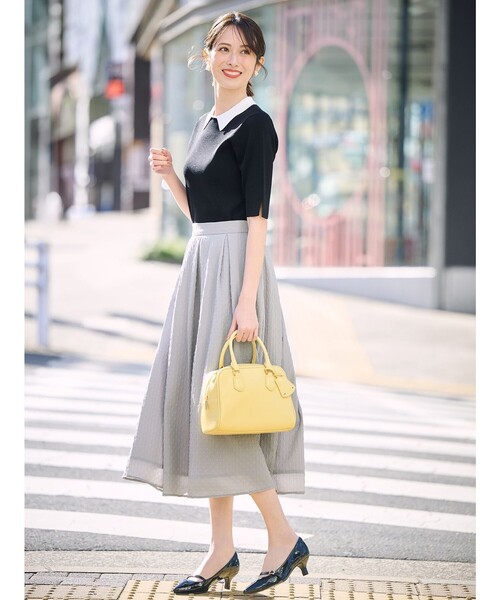 【2WAY】チャーム付きスクエアボストンバッグ