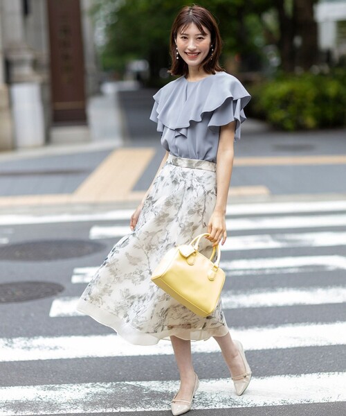 【2WAY】チャーム付きスクエアボストンバッグ