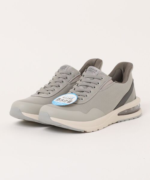 CEDAR CREST(セダークレスト )の「【CEDAR CREST】スパットシューズ 防水 手を使わずに履ける【24.5cm~29.0cm】(スニーカー・メンズ・ブラック/ネイビー/ホワイト×ブラック/ブラック×ホワイト/ライトグレー/ホワイト・24.5cm/25.0cm/25.5cm/26.0cm/26.5cm/27.0cm/27.5cm/28.0cm/29.0cm)」の5枚目の写真