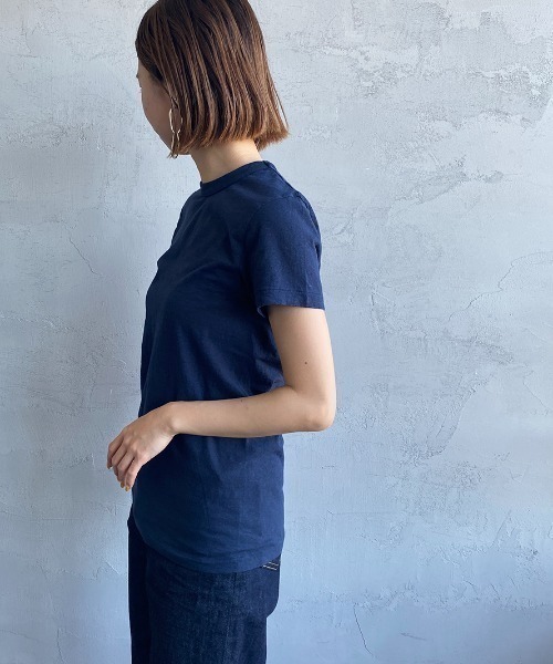 THE SHINZONE（ザ　シンゾーン）の「[THE SHINZONE/ザ シンゾーン] クルーネック ショートスリーブTシャツ（Tシャツ/カットソー・レディース・ブラック/ホワイト/グレー/ネイビー・F）」の5枚目の写真