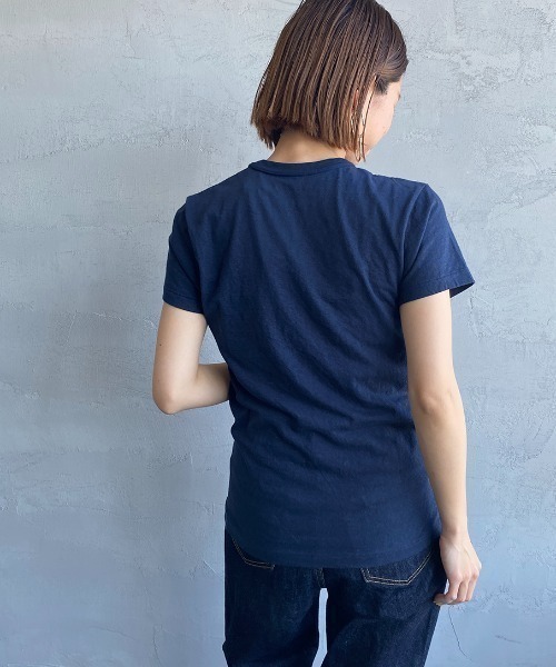 THE SHINZONE（ザ　シンゾーン）の「[THE SHINZONE/ザ シンゾーン] クルーネック ショートスリーブTシャツ（Tシャツ/カットソー・レディース・ブラック/ホワイト/グレー/ネイビー・F）」の6枚目の写真