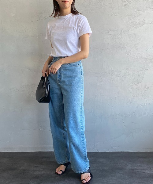 THE SHINZONE（ザ　シンゾーン）の「[THE SHINZONE/ザ シンゾーン] クルーネック ショートスリーブTシャツ（Tシャツ/カットソー・レディース・ブラック/ホワイト/グレー/ネイビー・F）」の13枚目の写真