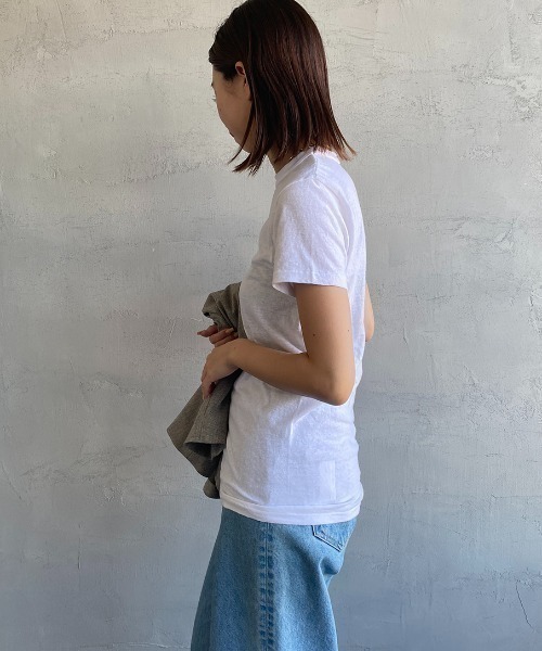 THE SHINZONE（ザ　シンゾーン）の「[THE SHINZONE/ザ シンゾーン] クルーネック ショートスリーブTシャツ（Tシャツ/カットソー・レディース・ブラック/ホワイト/グレー/ネイビー・F）」の16枚目の写真