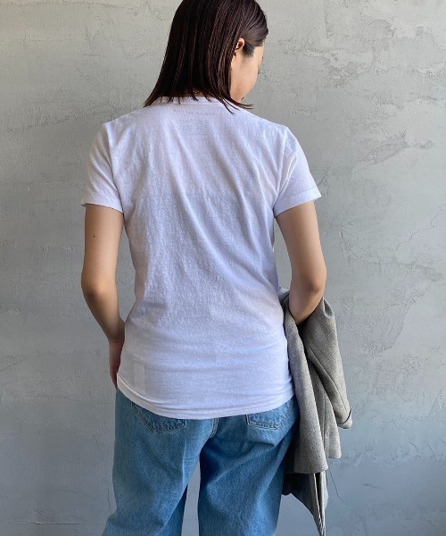 THE SHINZONE（ザ　シンゾーン）の「[THE SHINZONE/ザ シンゾーン] クルーネック ショートスリーブTシャツ（Tシャツ/カットソー・レディース・ブラック/ホワイト/グレー/ネイビー・F）」の17枚目の写真