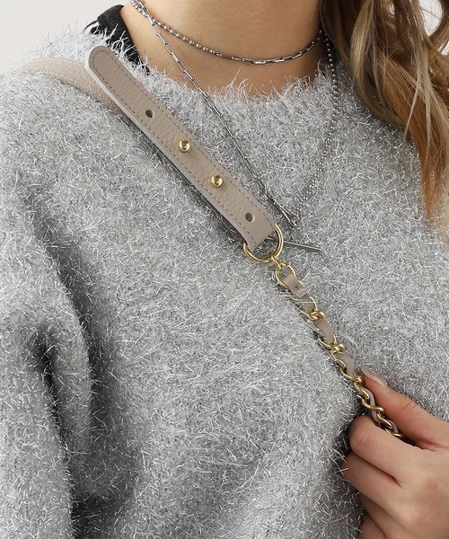 YOUNG & OLSEN/ヤングアンドオルセン Y&O SHOULDER CHAIN STRAP